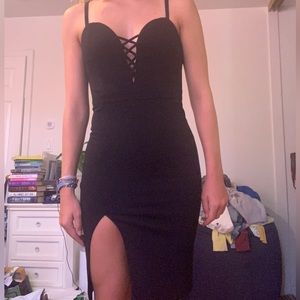 hot & delicious black dress